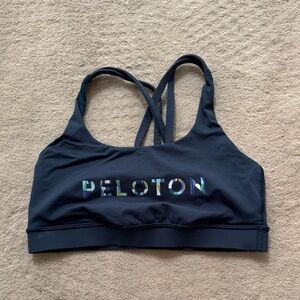 Peloton x lululemon Women's sports bra Top - teal green/blue size 6